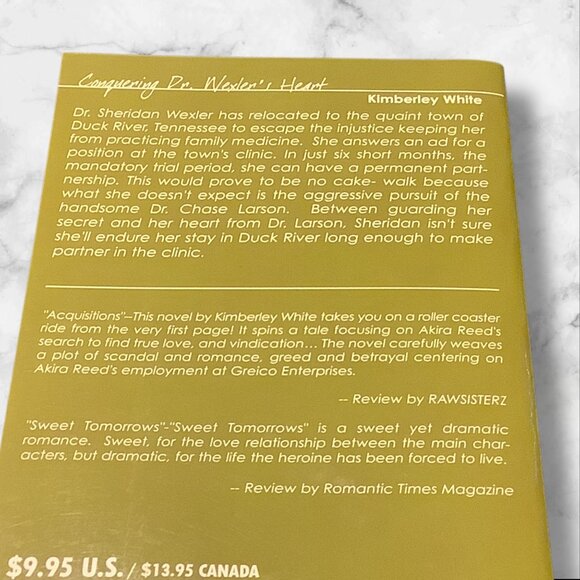 Conquering Dr. Wexlers‎ Heart By Kimberley White Paperback Romance Novel 2005 - Picture 6 of 10